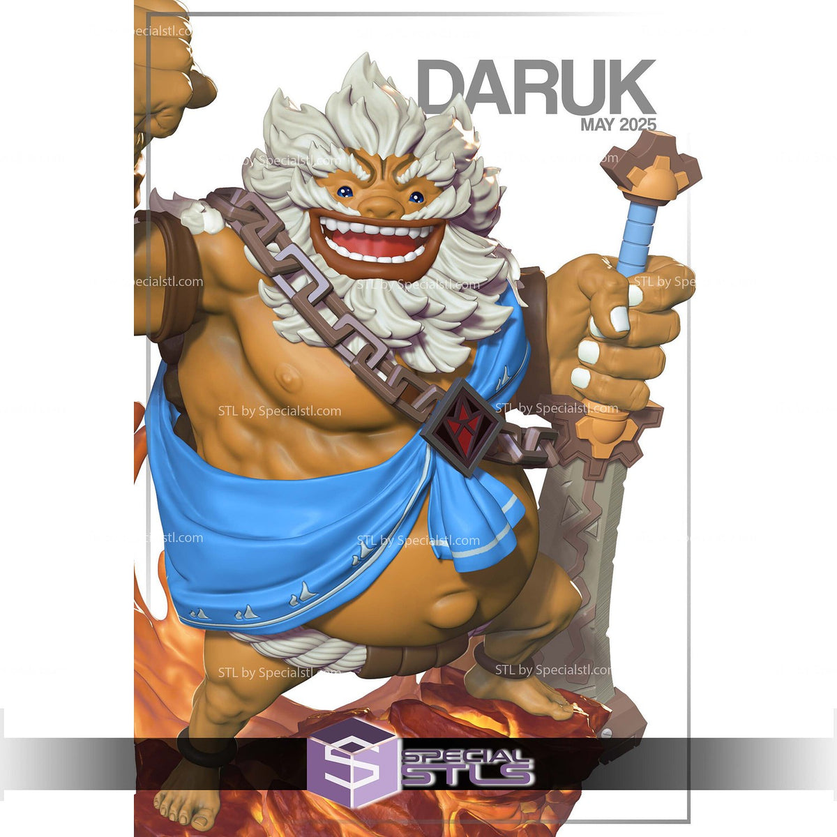 Daruk The Legend of Zelda statua da collezione IceBreaker Series
