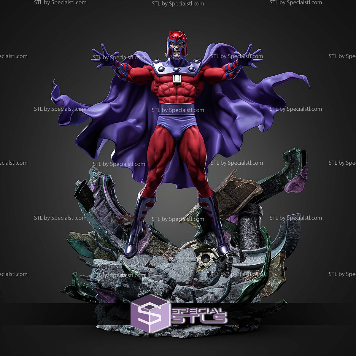 Magneto X-Men statua da collezione IceBreaker Series