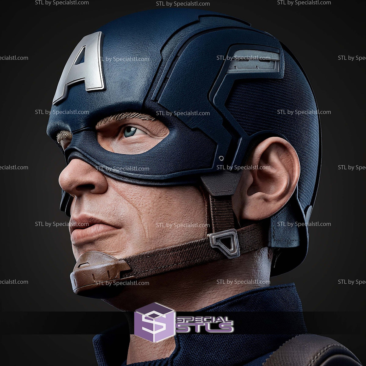 Captain America Winter Soldier Walking Marvel dettaglio statua da collezione 4
