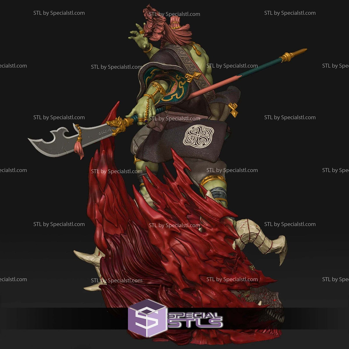 Ganondorf The Legend of Zelda dettaglio statua da collezione 4