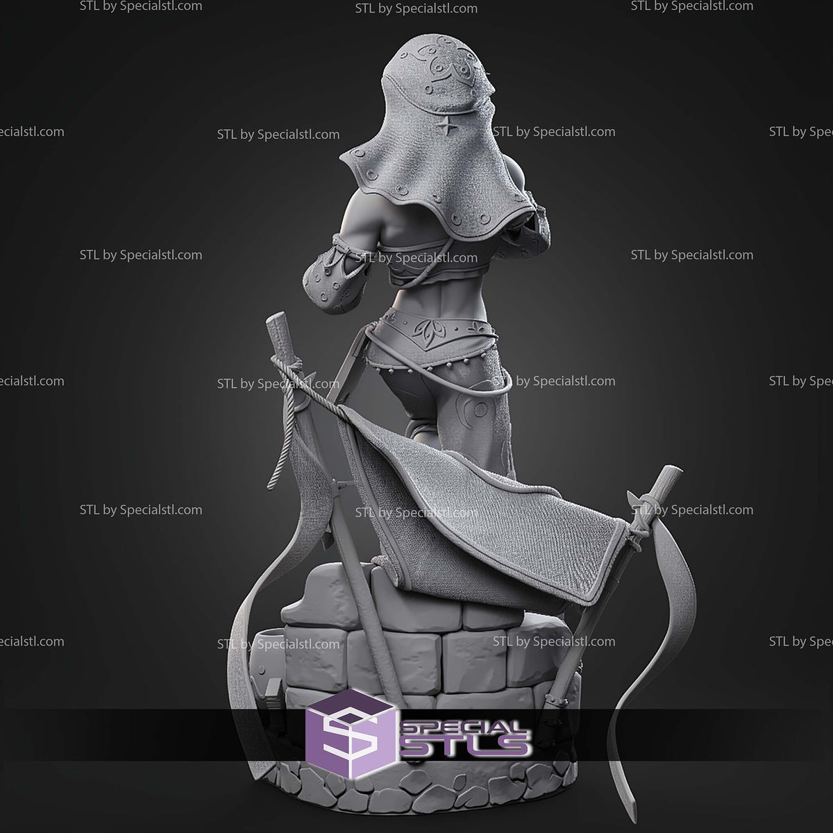 Gerudo Link The Legend of Zelda statua da collezione IceBreaker Series vista alternativa