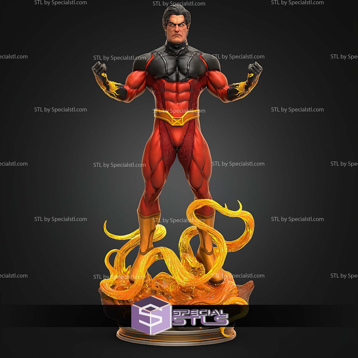 Vulcan Museum Pose X-Men dettaglio statua da collezione 4