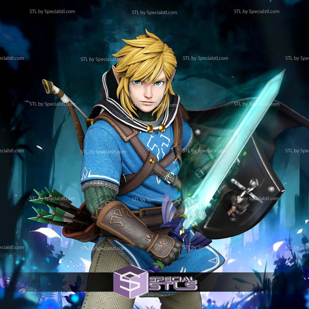 Link V3 The Legend of Zelda statua da collezione IceBreaker Series