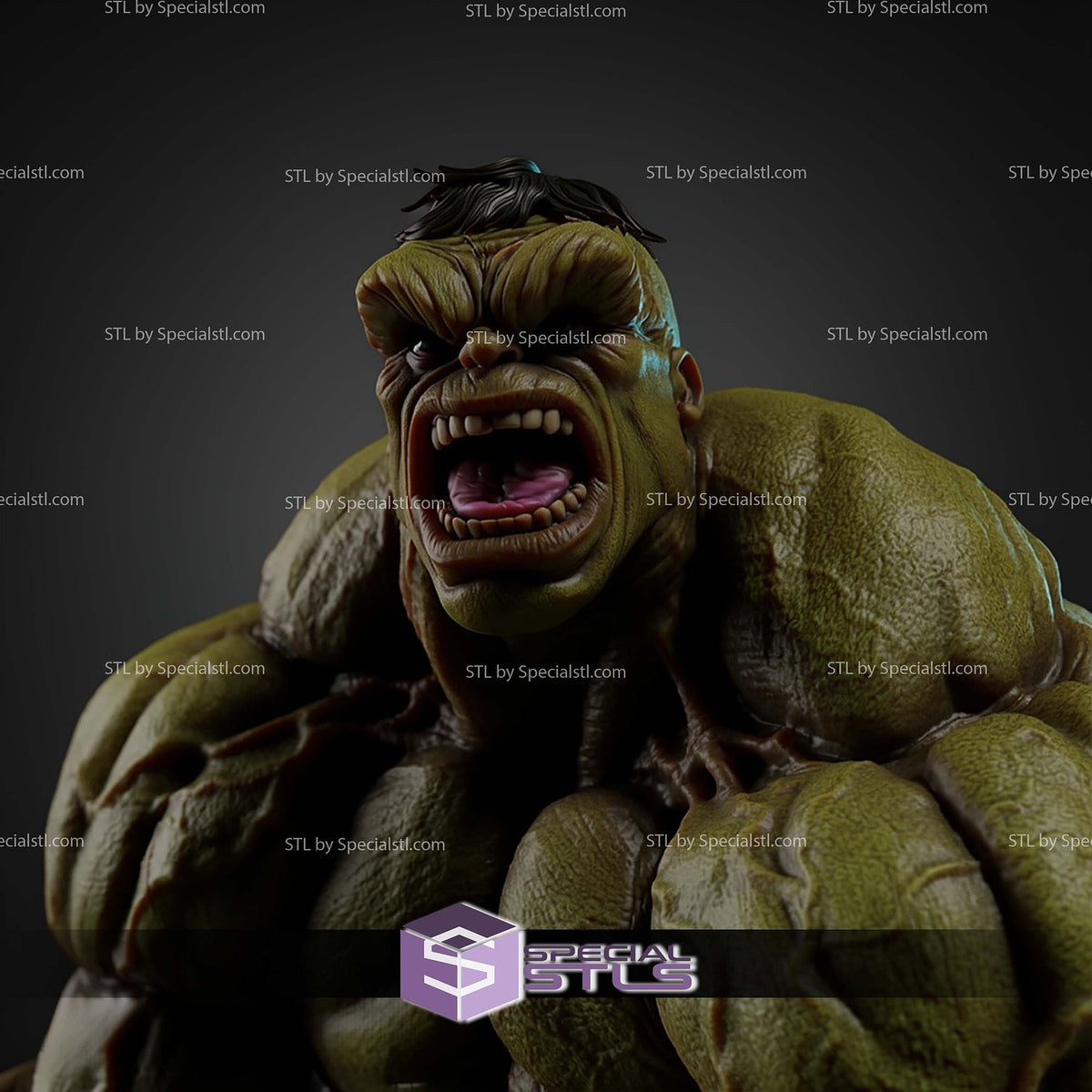 Comic Hulk Angry Muscle Marvel dettaglio statua da collezione 3