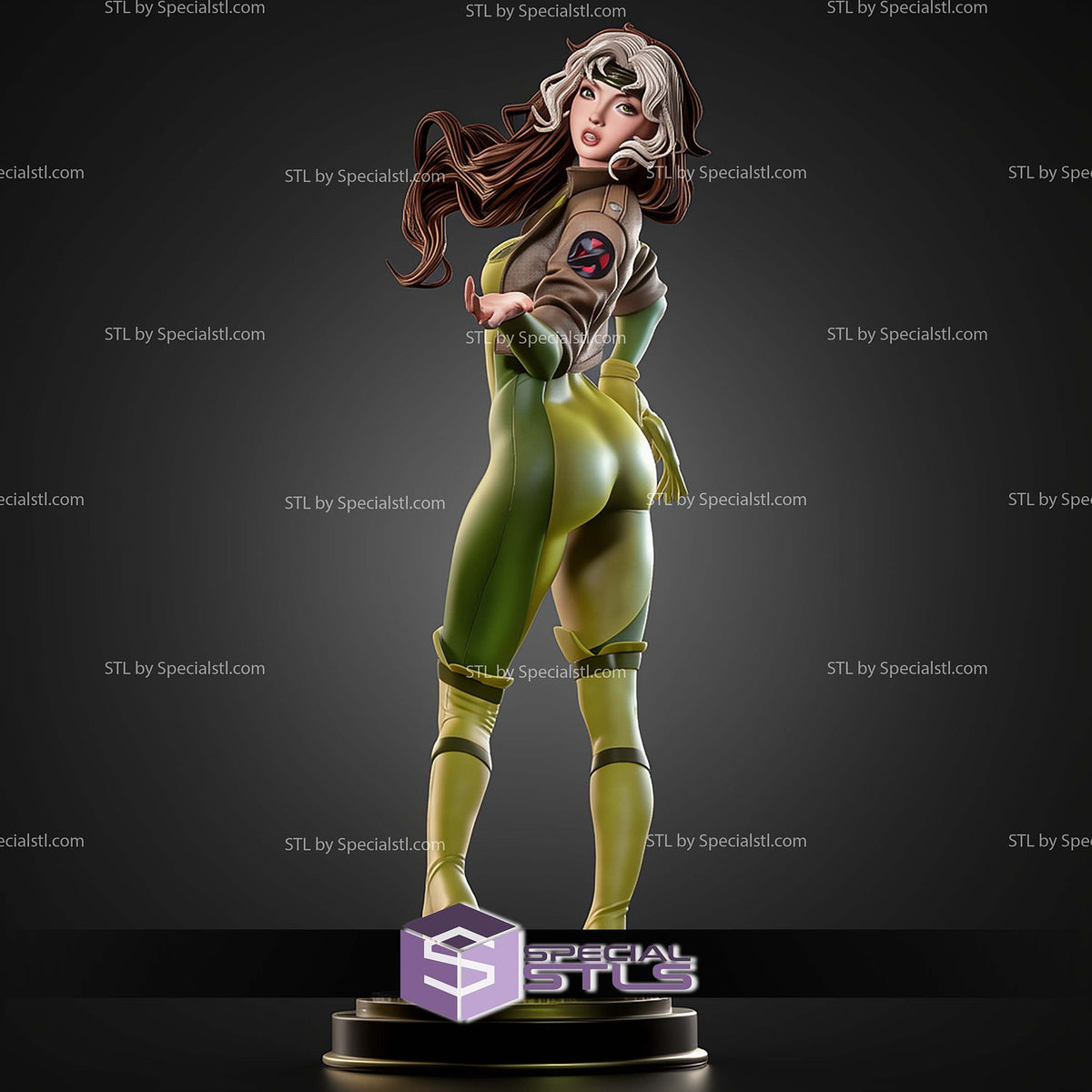 Rogue Beautiful X-Men statua da collezione IceBreaker Series vista alternativa
