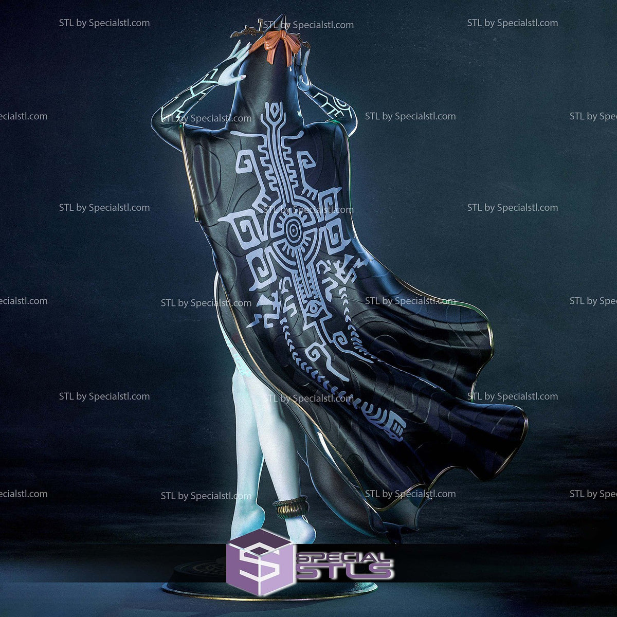 Midna Beautiful The Legend of Zelda statua da collezione IceBreaker Series vista alternativa