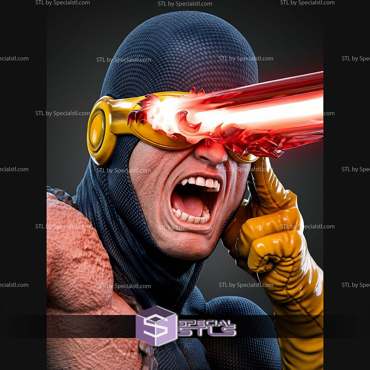 Cyclops Phoenix Must Die X-Men statua da collezione IceBreaker Series vista alternativa