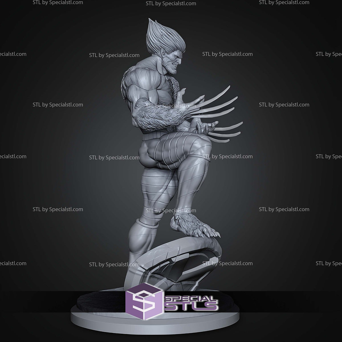Dark Beast X-Men dettaglio statua da collezione 3