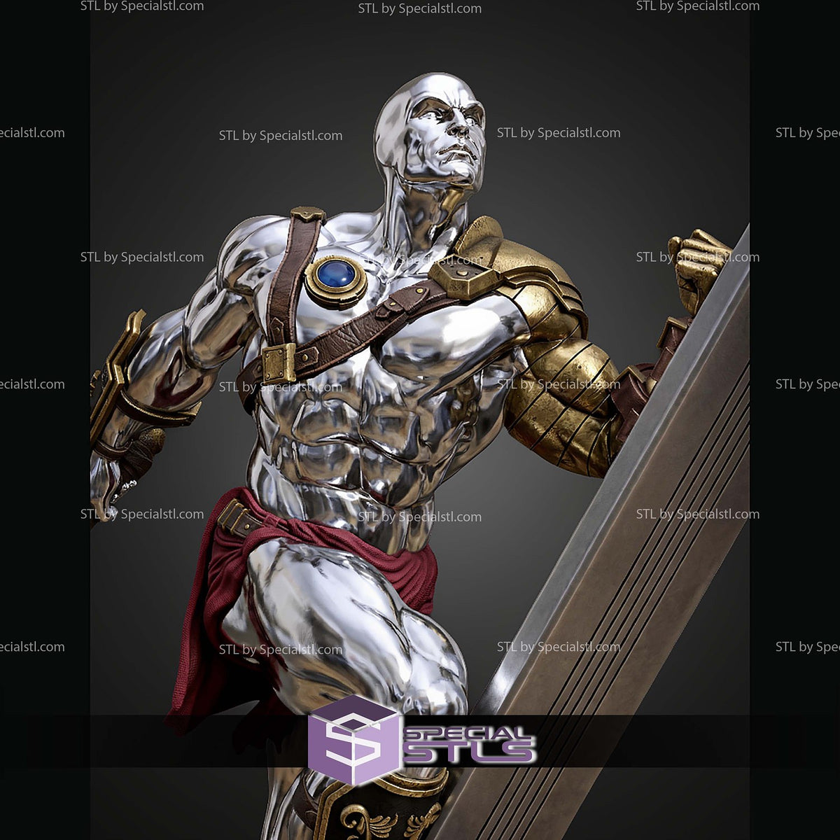 Silver Surfer Planet Hulk Marvel statua da collezione IceBreaker Series vista alternativa