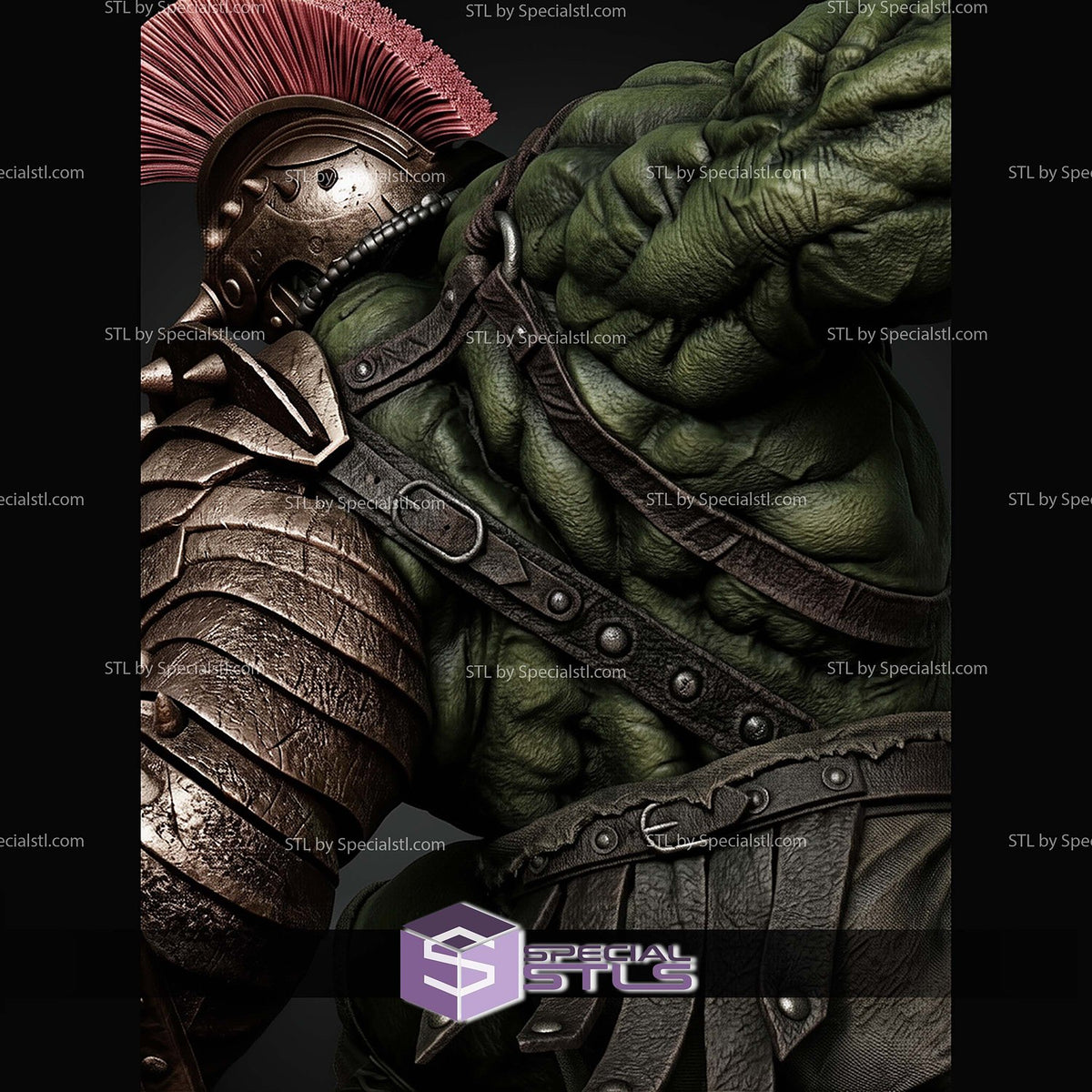 Hulk Planet Hulk Marvel dettaglio statua da collezione 4
