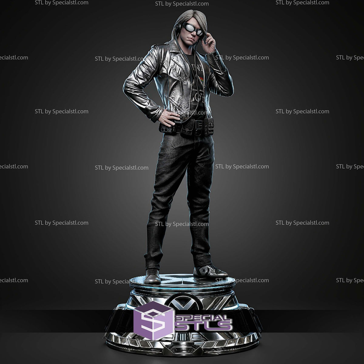 Quicksilver Movie X-Men statua da collezione IceBreaker Series