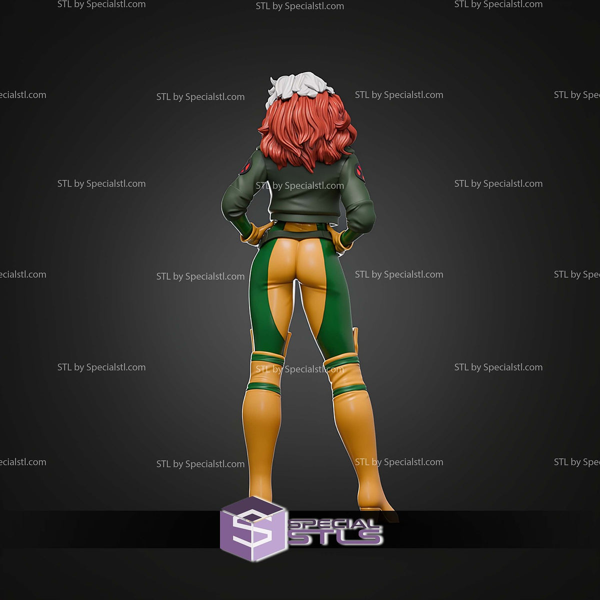 Rogue X-Men statua da collezione IceBreaker Series vista alternativa