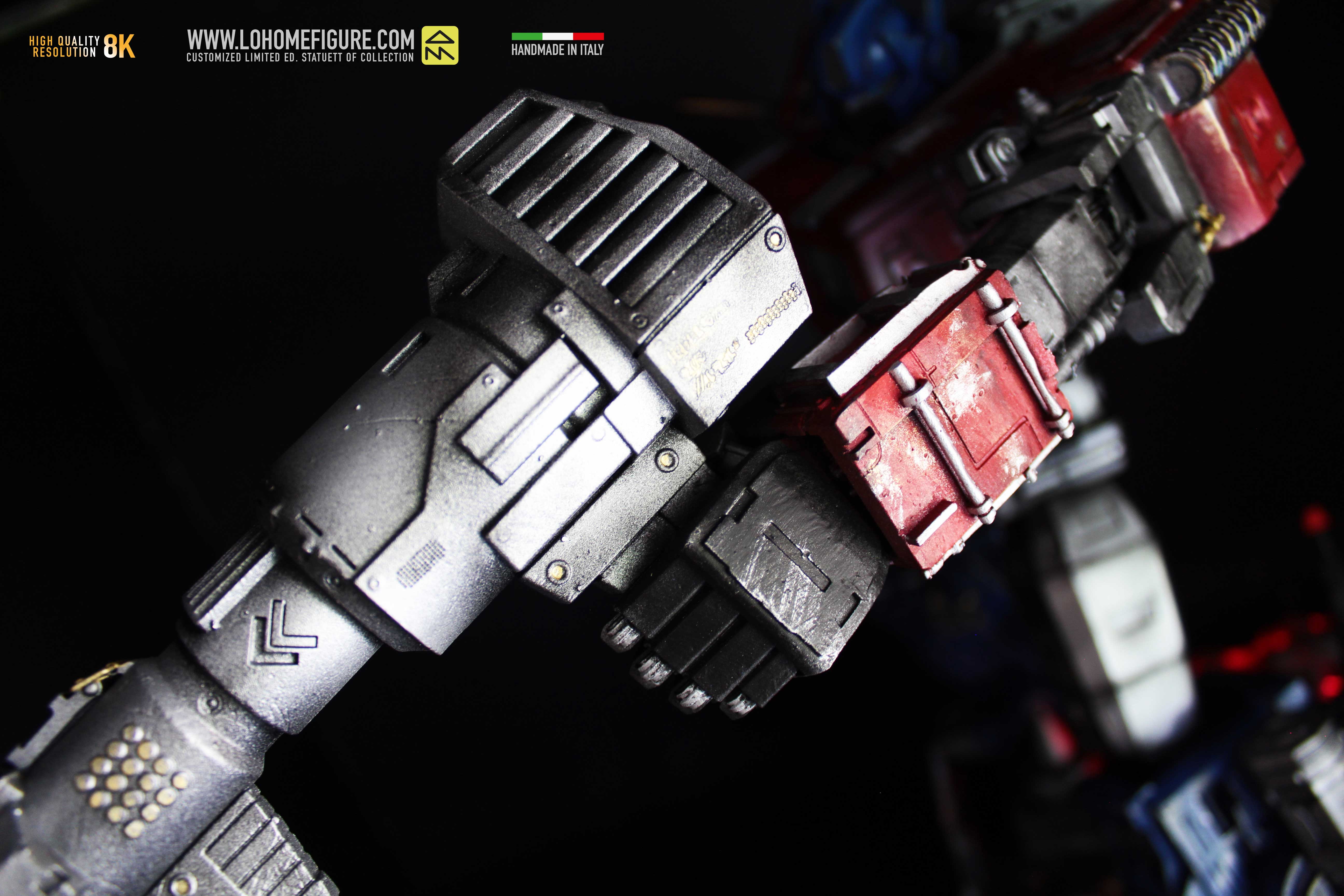 Transformers Diorama da collezione - Optimus Prime Figure con multi LED - scala 1:4