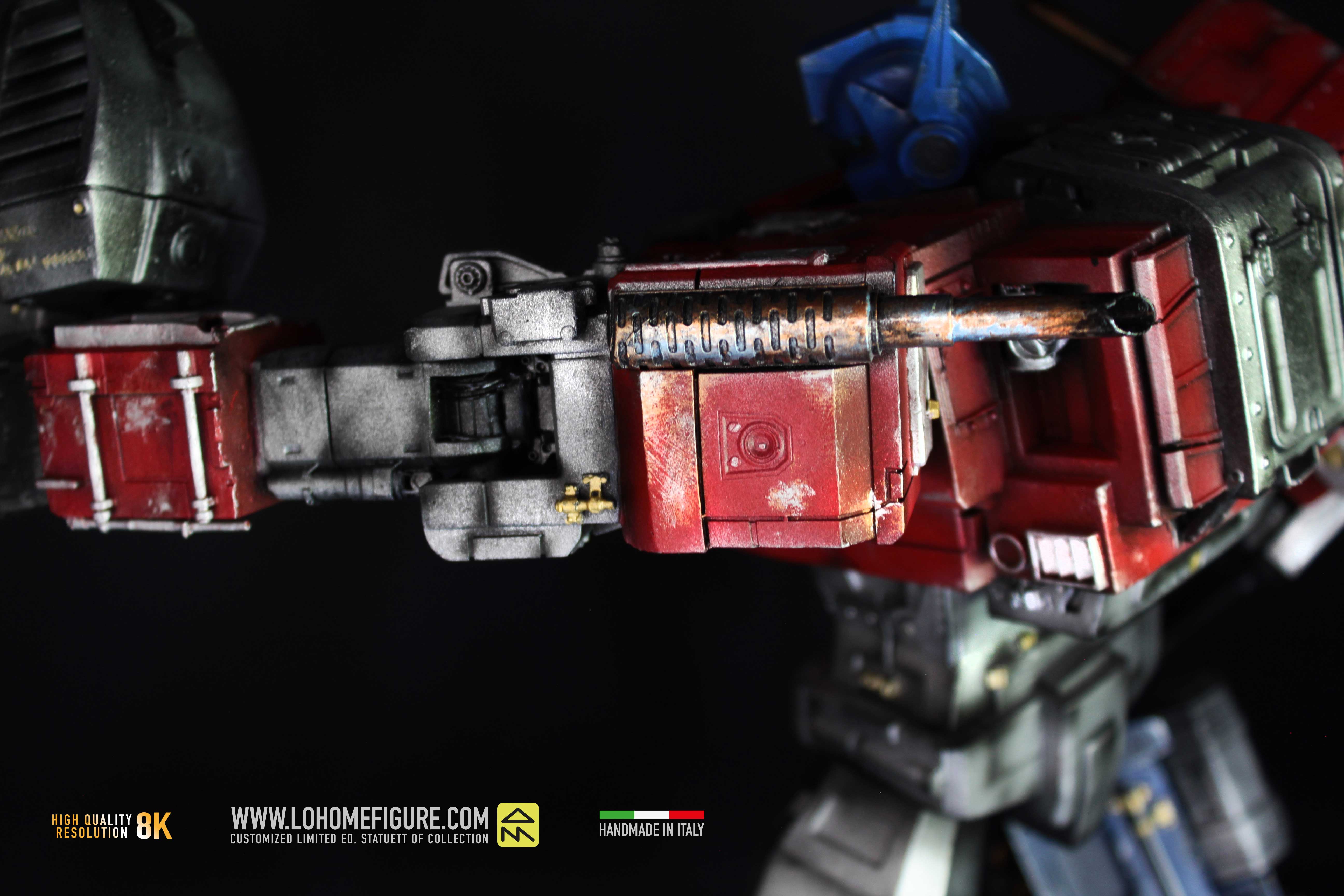 Transformers Diorama da collezione - Optimus Prime Figure con multi LED - scala 1:4
