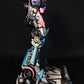 Figure Optimus Prime, Transformers Action Figure Exclusive Statue of Nemesis Prime Robot Icon, Hard Metallic Effect, 28 cm, Made in Italy