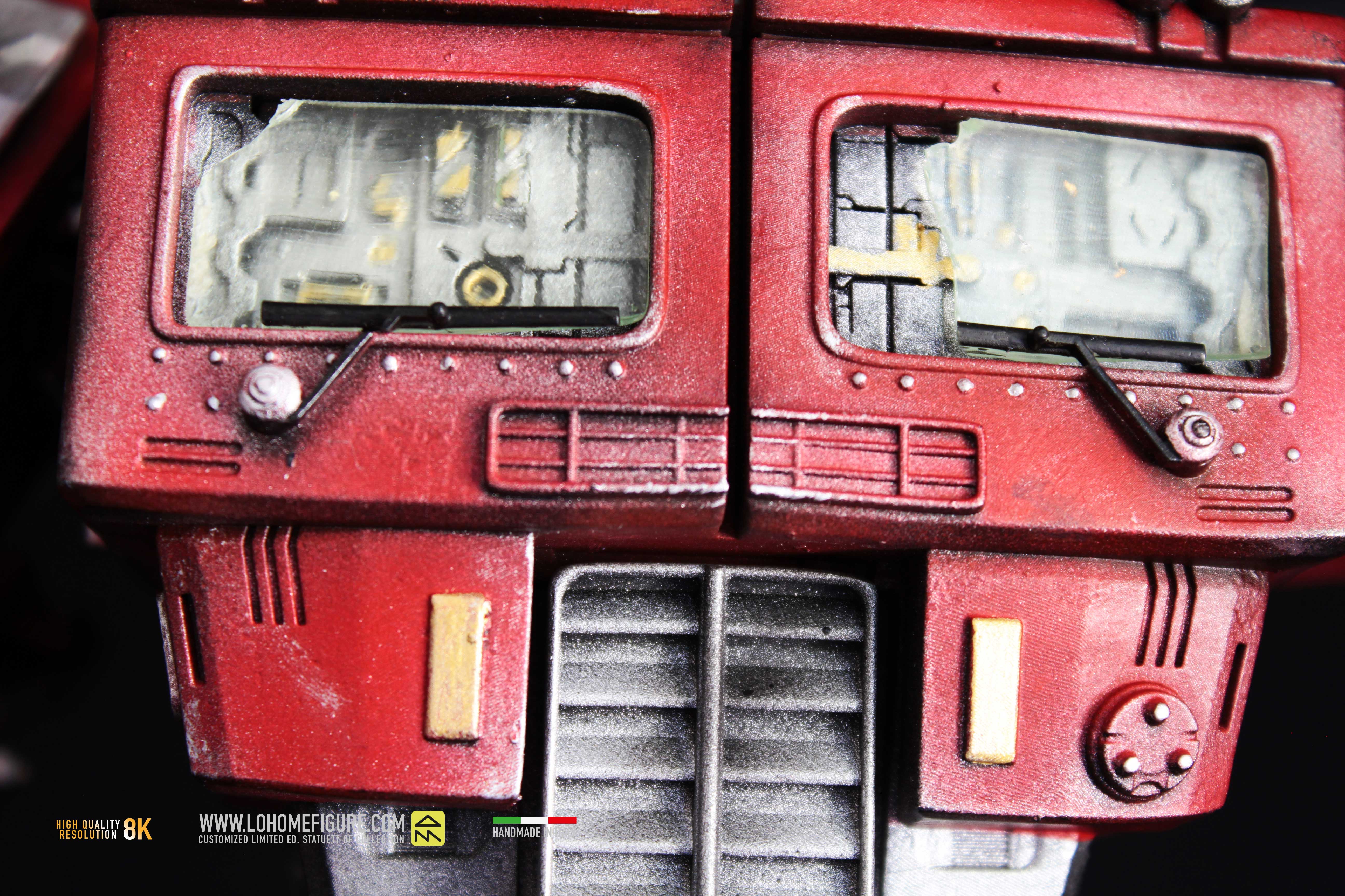 Transformers Diorama da collezione - Optimus Prime Figure con multi LED - scala 1:4