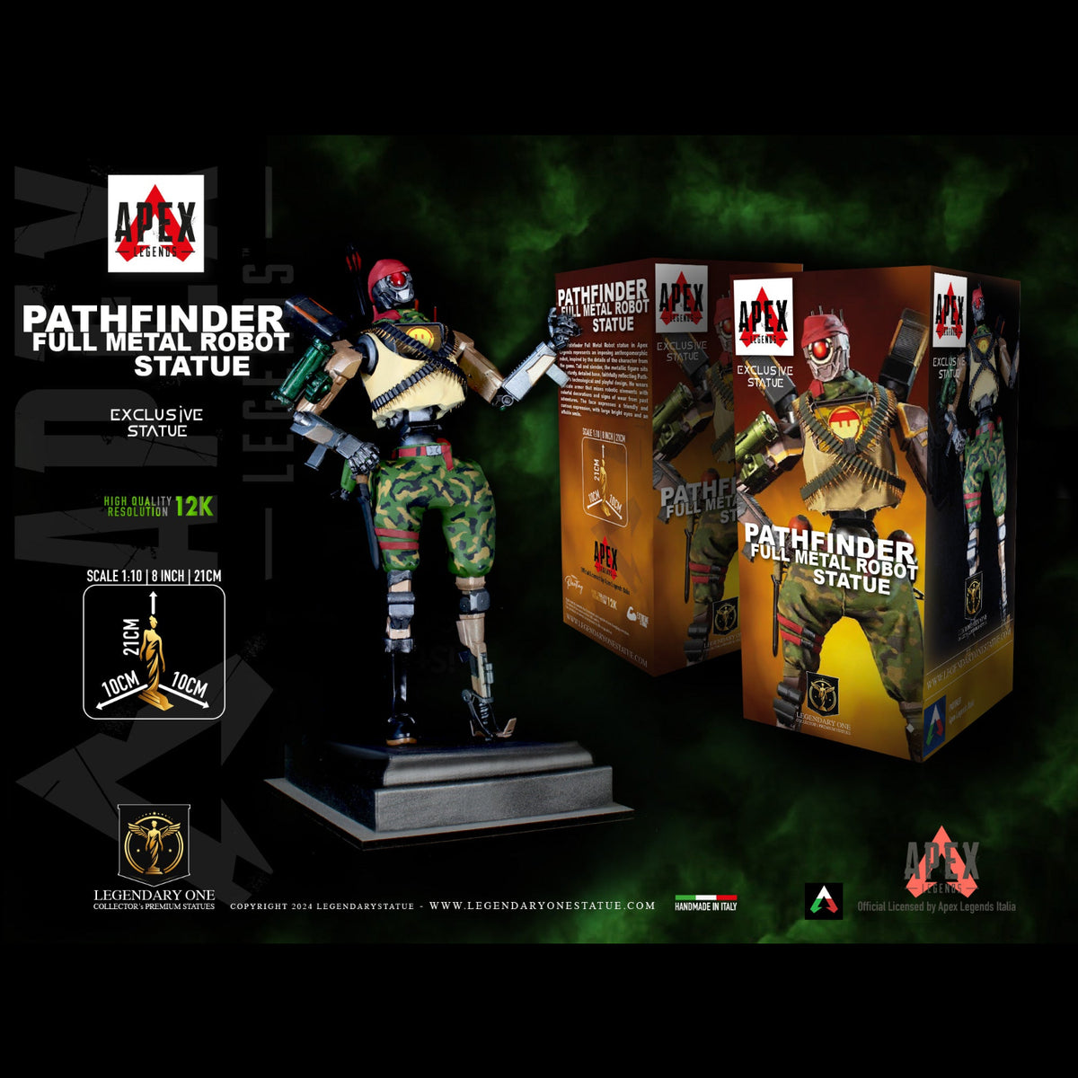 Pathfinder Statua da collezione - Apex Legends Figure esclusiva - scala 1:8