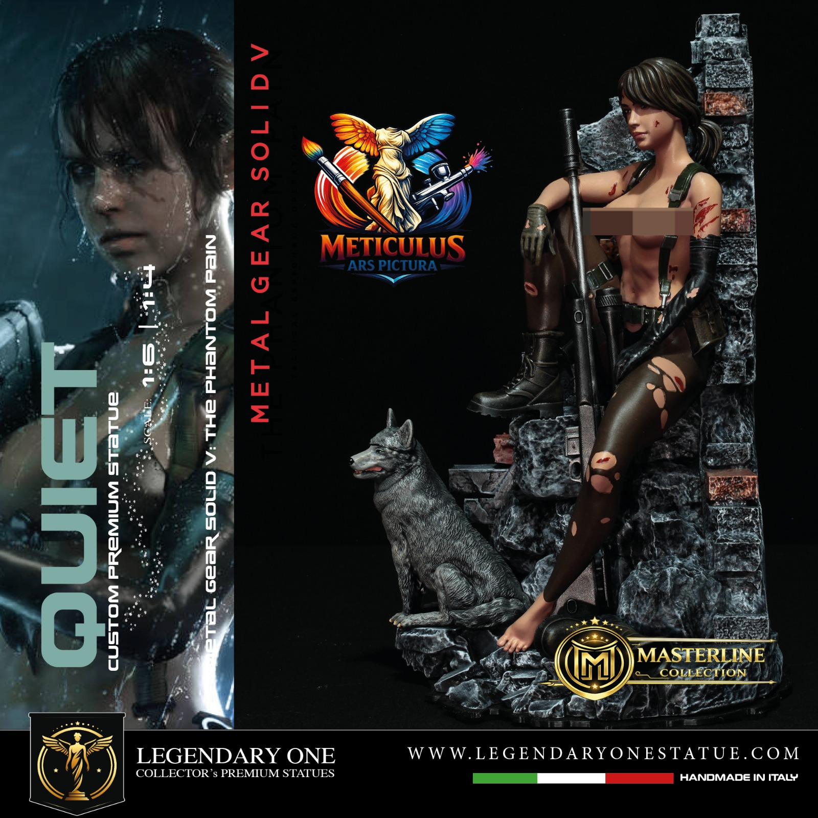 Quiet Statua da Collezione - Metal Gear Solid V Figure - Real Game Color - scala 1:6 / 1:4