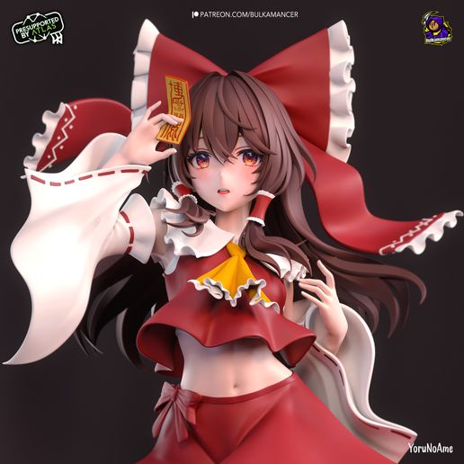 Reimu Hakurei Touhou Project statua da collezione IceBreaker Series