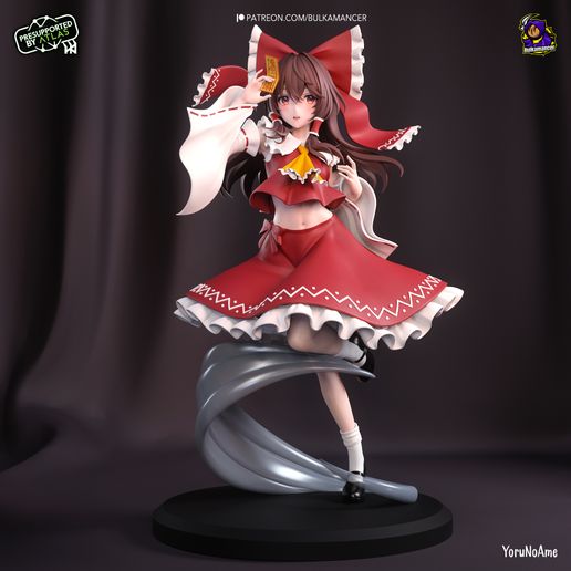 Reimu Hakurei Touhou Project statua da collezione IceBreaker Series