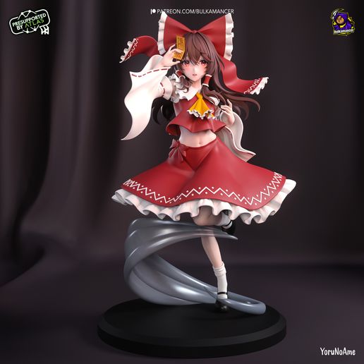 Reimu Hakurei Touhou Project statua da collezione IceBreaker Series