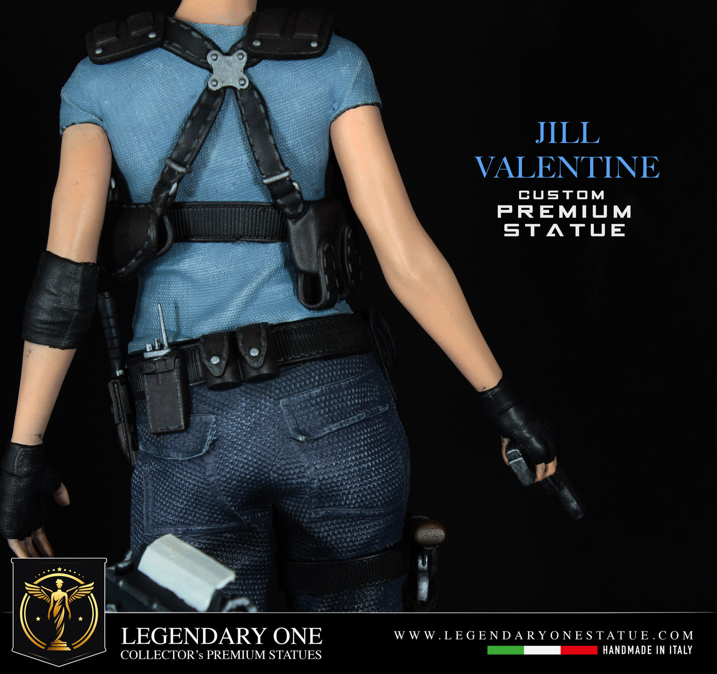 Jill Valentine statue, Resident Evil figure, Jill Valentine Figure Custom Premium Statue, Real Game Diorama Resident Evil, Real Color Effect High Res. 12k