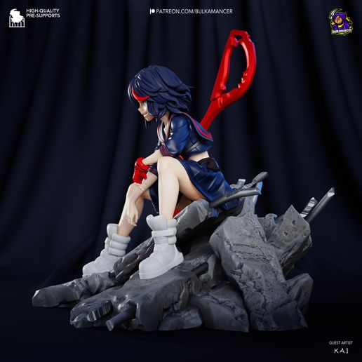 Ryuko Matoi Kill La Kill statua da collezione IceBreaker Series
