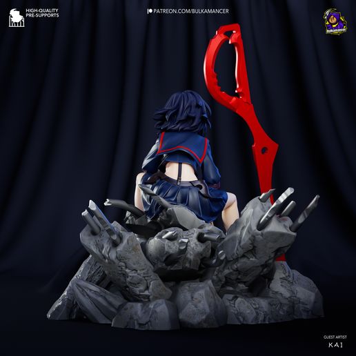 Ryuko Matoi Kill La Kill statua da collezione IceBreaker Series