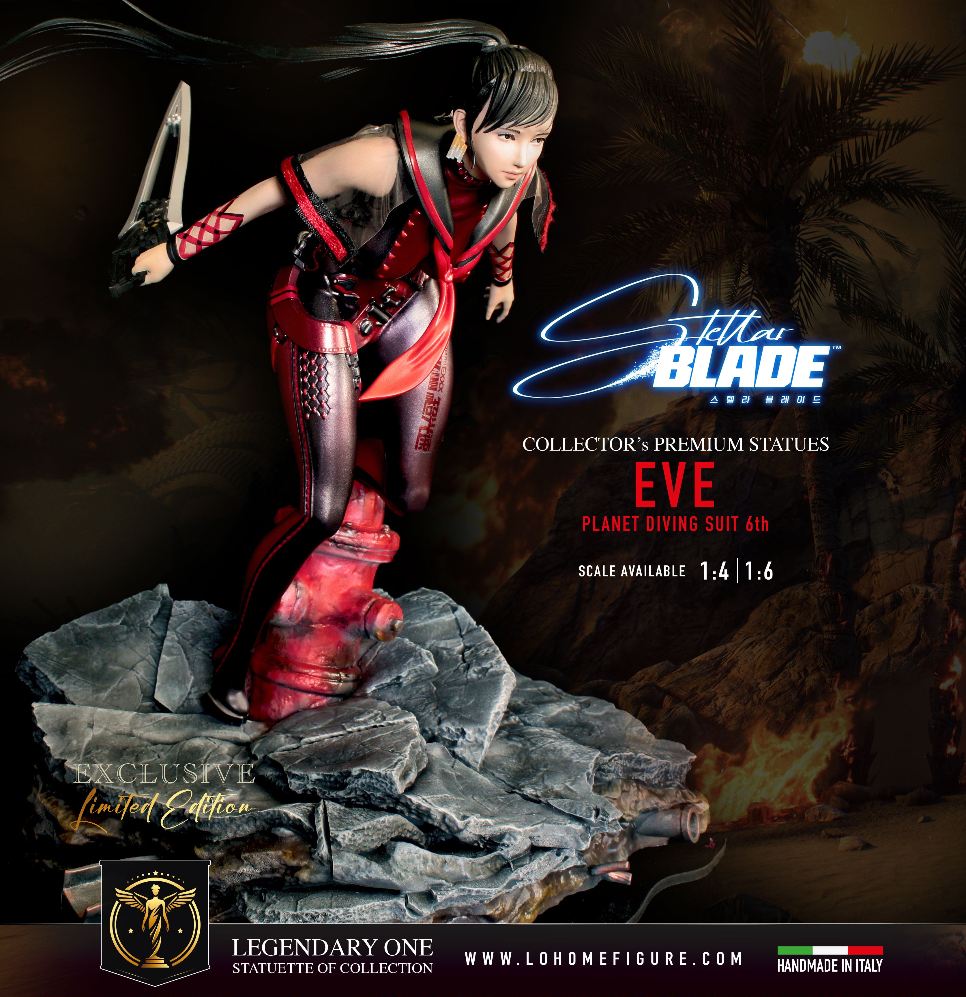 Stellar Blade Figure - Eve Statua da collezione - Planet Diving Suit 6th Real Game Color - Esclusiva - scala 1:4