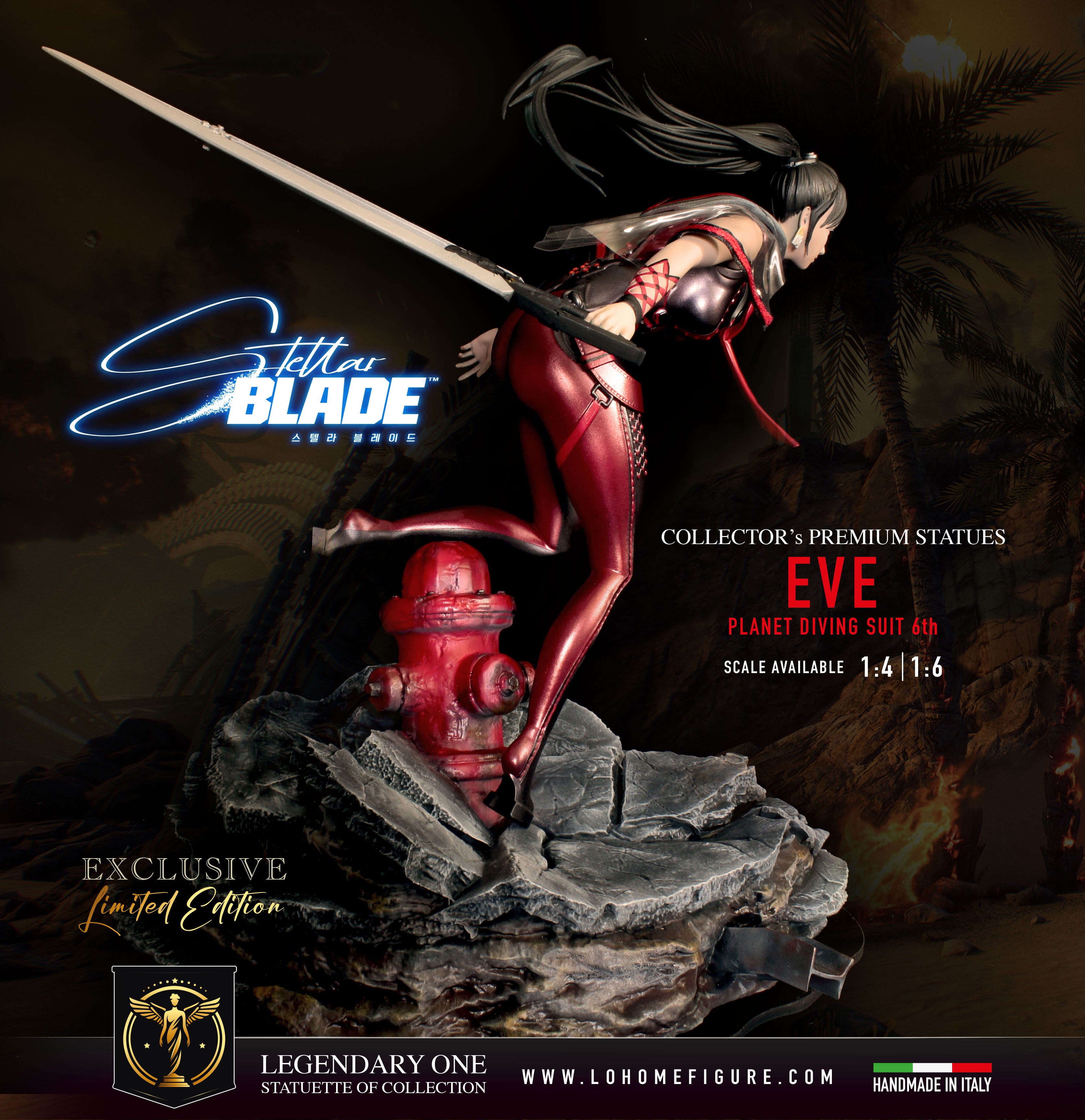 Stellar Blade Figure - Eve Statua da collezione - Planet Diving Suit 6th Real Game Color - Esclusiva - scala 1:4