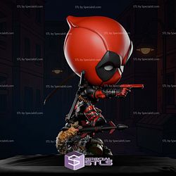 Deadpool Killer Battle Diorama Marvel dettaglio statua da collezione 3