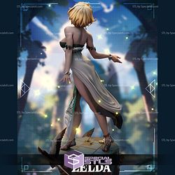 Princess Zelda Majesty The Legend of Zelda dettaglio statua da collezione 4