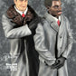 Trading Places statue Dan Aykroyd Eddie Murphy Figure diorama di Una Poltrona Per Due GIFT IDEA High Quality 12K Limited Edition MadeInITA