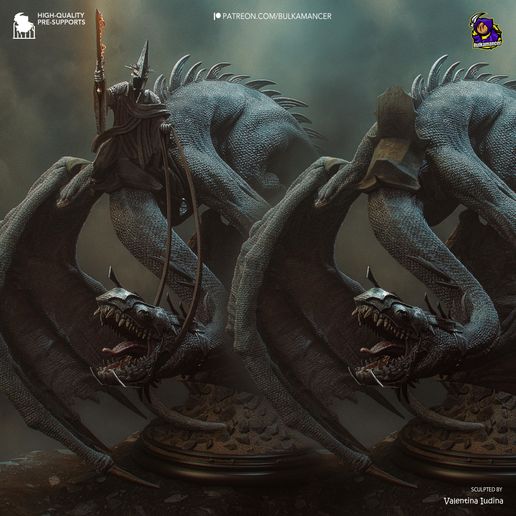 Witch-King Lod Of The Rings statua da collezione IceBreaker Series