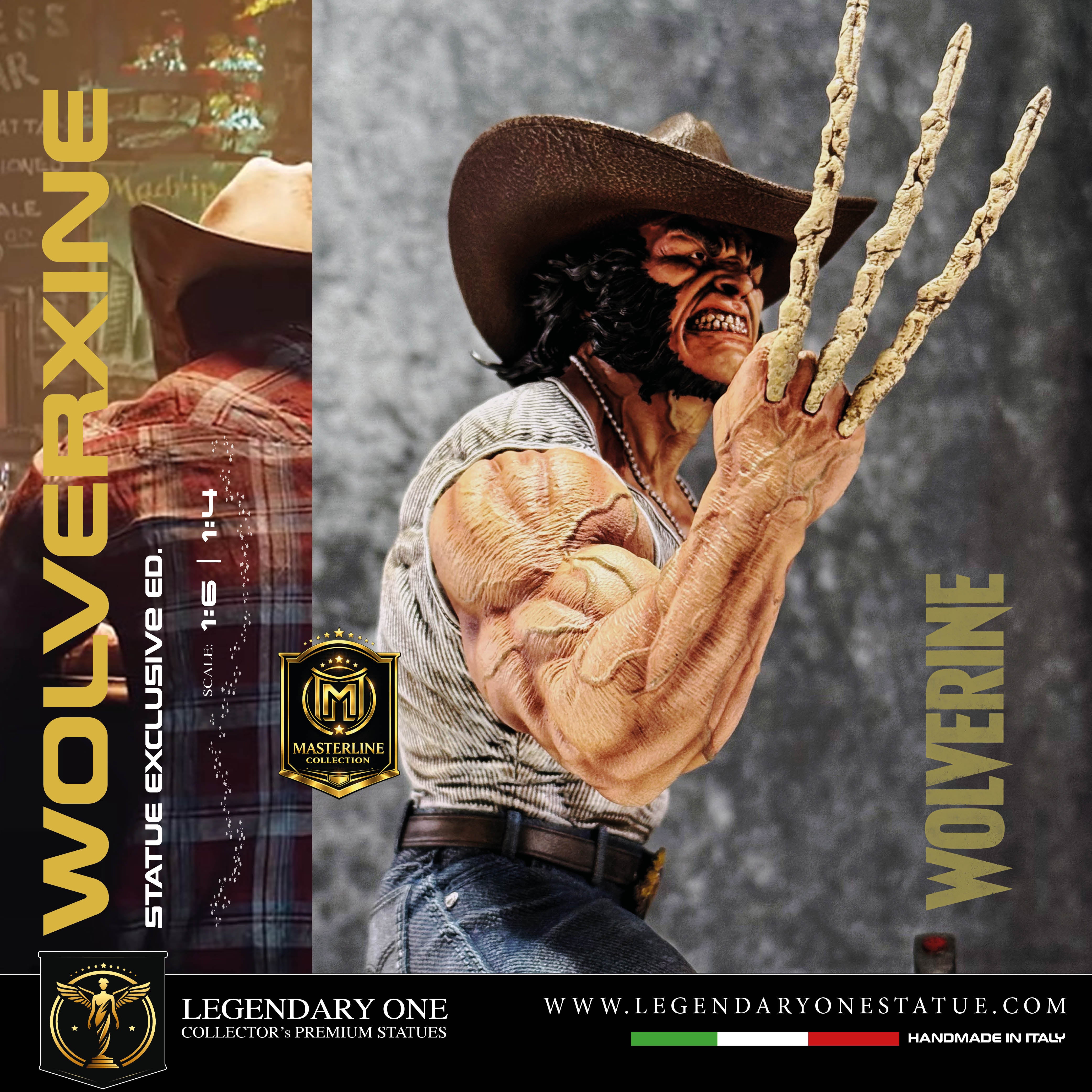 Wolverine Statua da collezione Esclusiva | Masterline Collection - Real Game Color | Scale 1:4 & 1:6