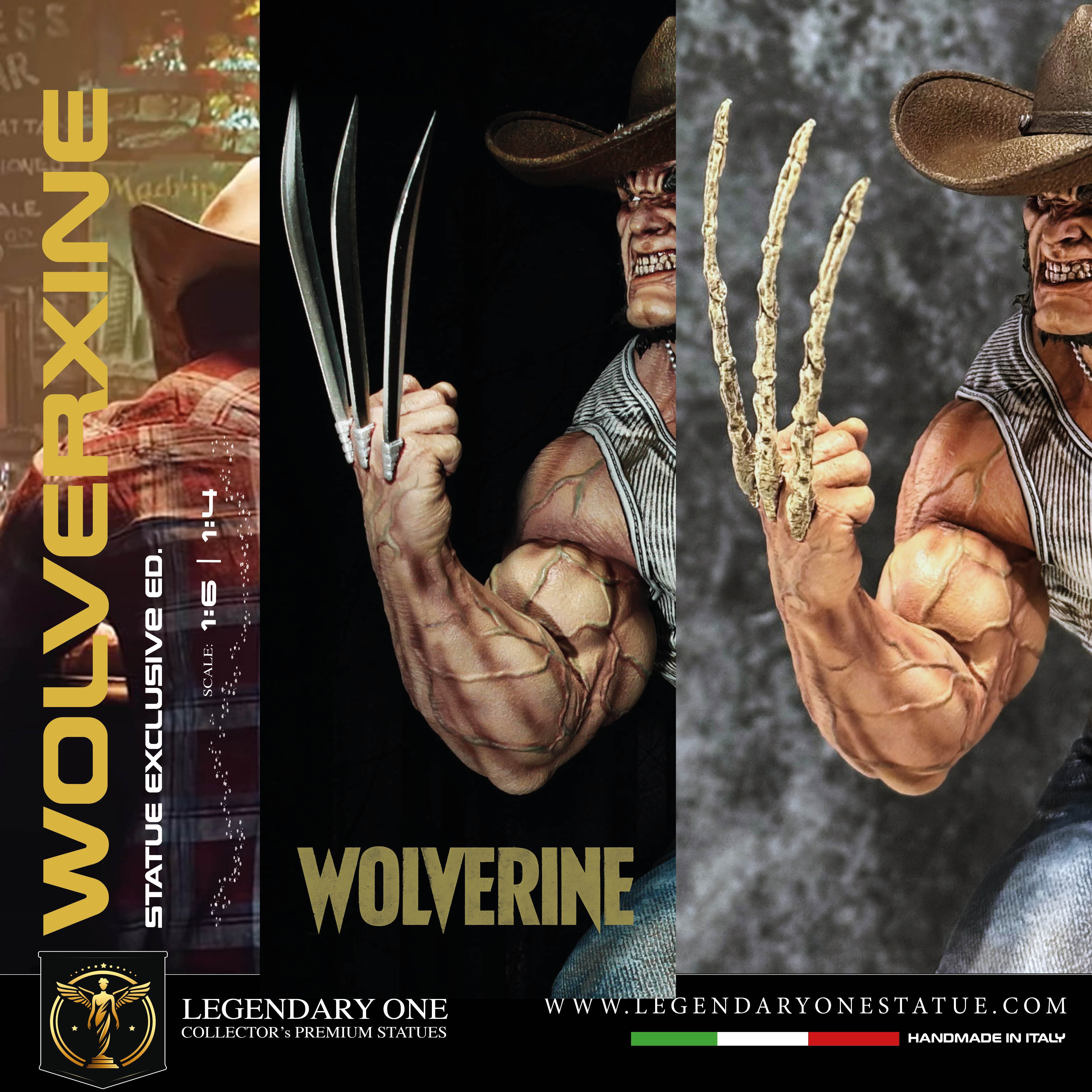 Wolverine Statua da collezione Esclusiva | Masterline Collection - Real Game Color | Scale 1:4 & 1:6