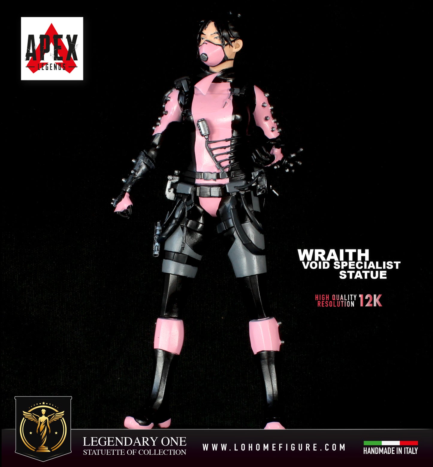 Wraith Void Specialist Figure Premium Statue Apex Legends, Statua di Wraith in edizione esclusiva High Quality 12K