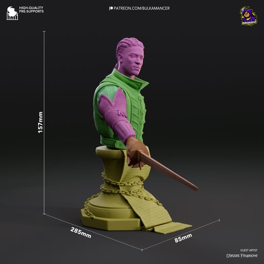 Wyll Baldur's Gate 3 statua da collezione IceBreaker Series