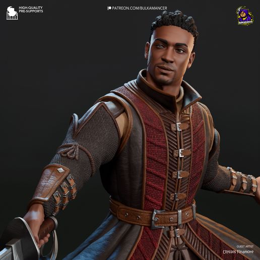 Wyll Baldur's Gate 3 statua da collezione IceBreaker Series