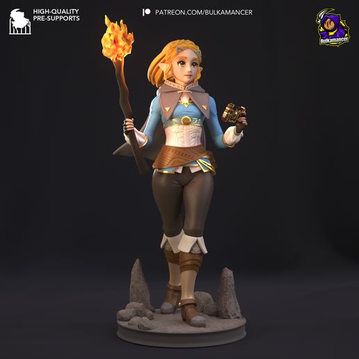 Zelda Tears of the Kingdom statua da collezione IceBreaker Series