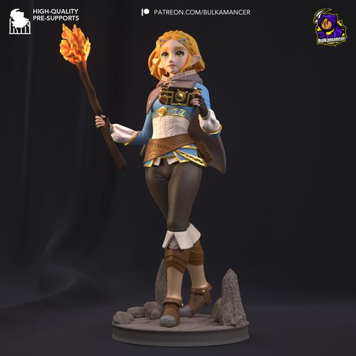 Zelda Tears of the Kingdom statua da collezione IceBreaker Series