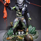 Predator Jungle Hunter Action Spettacolare figura da collezione esclusiva da 23 cm con testa e laser intercambiabili, statua diorama aliena