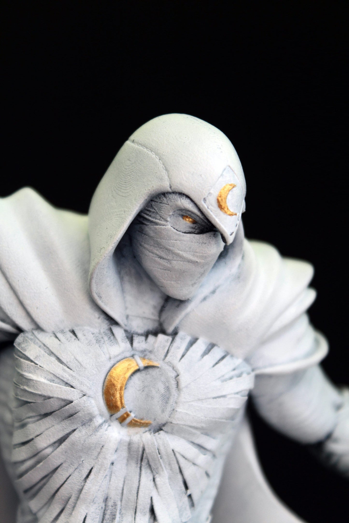 Moon Knight Figure, Moon Knight Statue wonderful character up to 36cm, collectible action figure, real effect, Marc Spector Figure