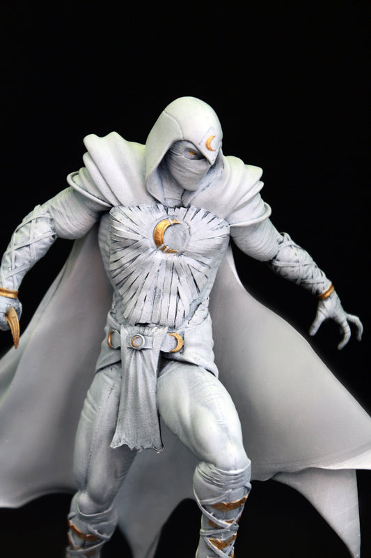 Moon Knight Figure, Moon Knight Statue wonderful character up to 36cm, collectible action figure, real effect, Marc Spector Figure