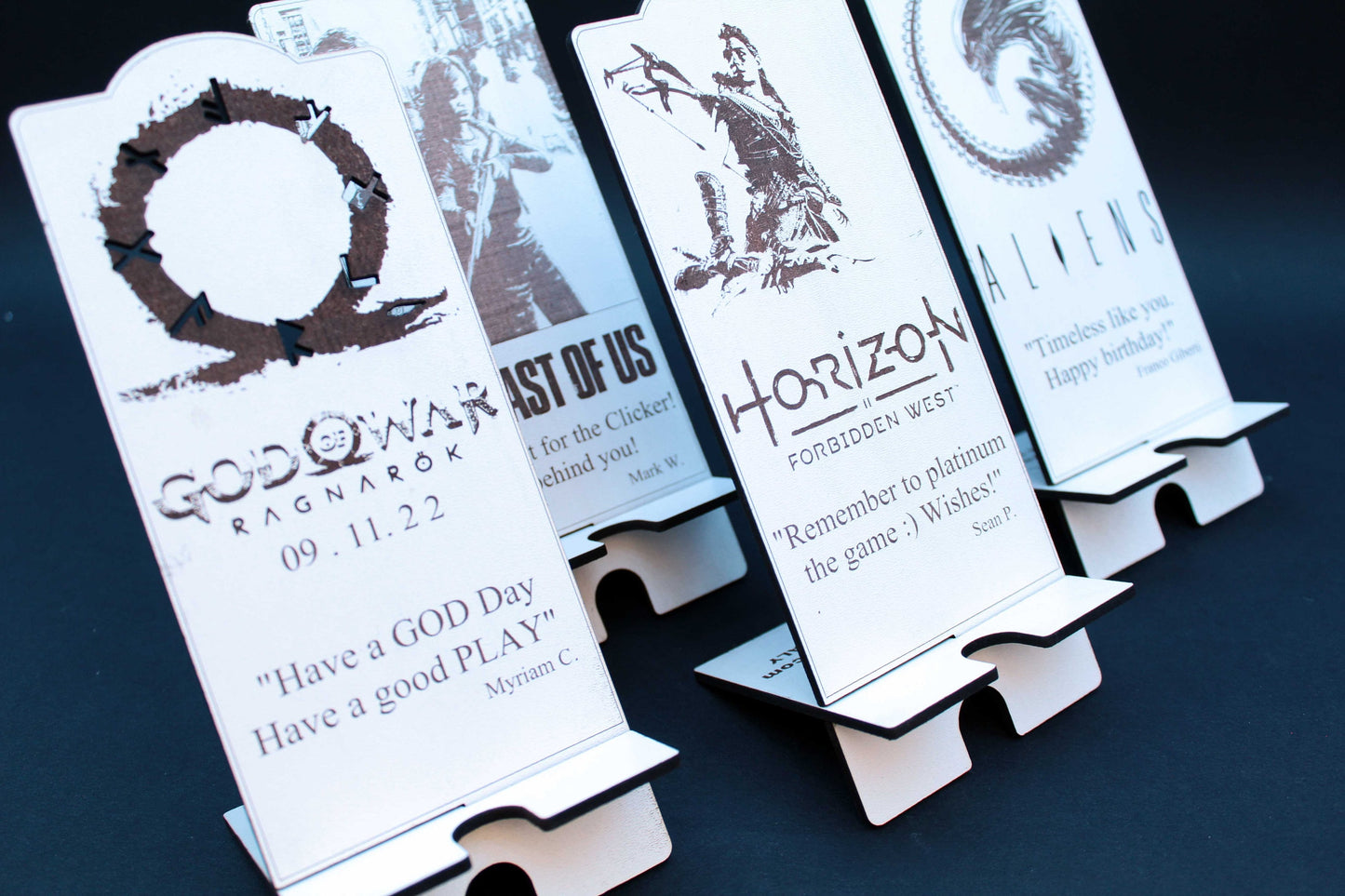 Gift Box Aloy Horizon Forbidden West to give: PS5 controller holder + smartphone holder + greeting card, ideal as a gift