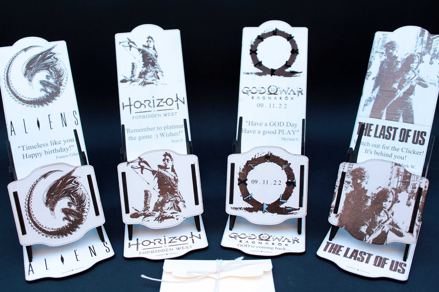 Gift Box Aloy Horizon Forbidden West to give: PS5 controller holder + smartphone holder + greeting card, ideal as a gift